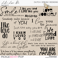 Like Love Do - Wordart