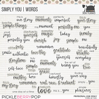 Simply You | Planner Booster | Words