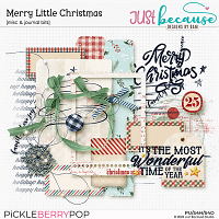 Merry Little Christmas Misc & Journal Bits by JB Studio