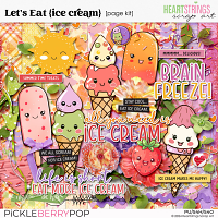 Let's Eat {ice cream} Page Kit