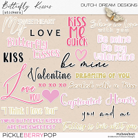 Butterfly Kisses - Stickers