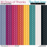 30 Days of Thanks Plain & Polka Papers