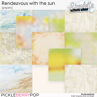 Rendezvous with the sun (papers) by Simplette