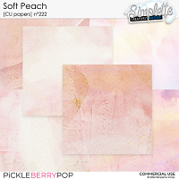 Soft Peach (CU papers) 222 by Simplette