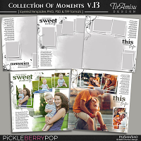 Collection Of Moments Templates vol.13 ~ July 