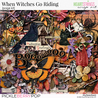 When Witches Go Riding Page Kit