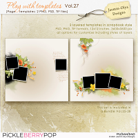 Play With Templates Vol.27 (Jasmin-Olya Designs)