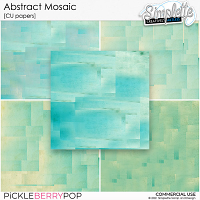 Abstract Mosaic (CU papers) by Simplette