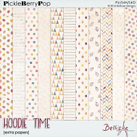 HOODIE TIME | extra papers by Bellisae Designs