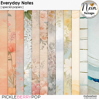 Everyday Notes - Special Papers - by Neia Scraps