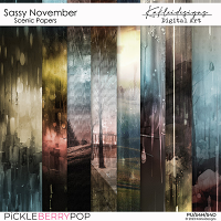 Sassy November Scenic Papers