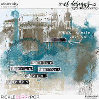 Winter City City Brushes