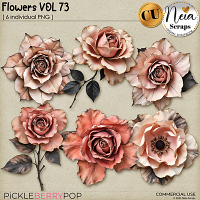 Flowers VOL73 - CU - by Neia Scraps