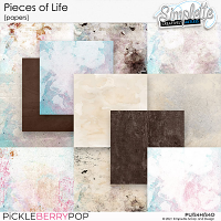 Pieces of Life (papers) by Simplette