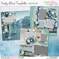 Moody Blues Templates by Heartstrings Scrap Art