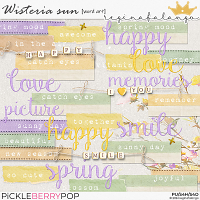 WISTERIA SUN WORD ART