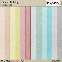 Gone Fishing Solid Papers