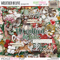 Wreathed in Love Page Kit by Heartstrings Scrap Art & Aimee Harrison Designs