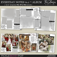 Everyday Notes No.2 ~Templates by TirAmisu design