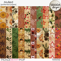 Mulled [patterned papers] by Sekada Designs  