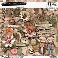 Cherished Grandparents - Page Kit - by Neia Scraps