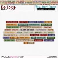 Be Cozy Word Bits Pack