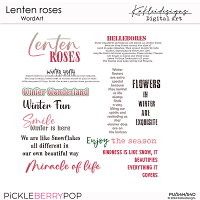 Lenten Roses WordArt