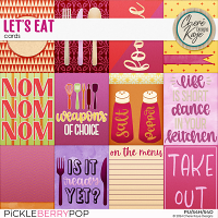 Let's Eat Cards by Chere Kaye Designs