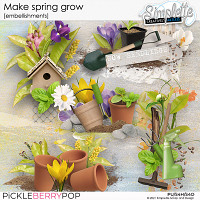 Make Spring grow (embellishments) by Simplette