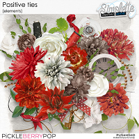 Positive Ties (elements) by Simplette