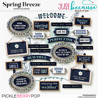 Spring Breeze Word Accents by JB Studio