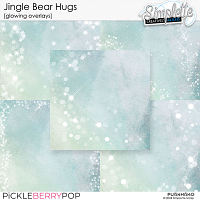 Jingle Bear Hugs (glowing overlays) by Simplette