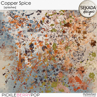 Copper Spice [splashes] by Sekada Designs  