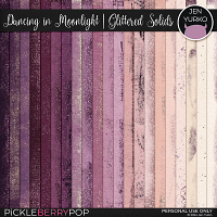 Dancing in Moonlight | Glittered Solids