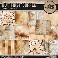 But First Coffee Special Papers by JB Studio