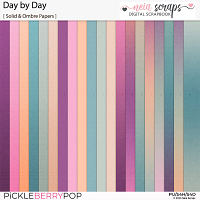 Day by Day - Solid & Ombre Papers - by Neia Scraps