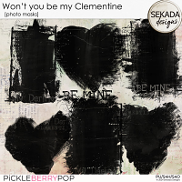 Won't You Be My Clementine [photo masks] by Sekada Designs