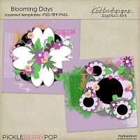 Blooming Days Layered templates