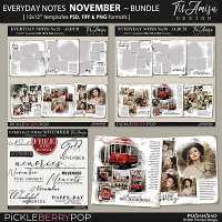 Everyday Notes November 2021 Bundle ~ Templates 