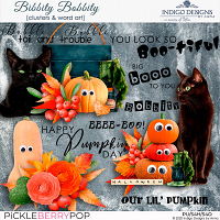 Bibbity Bobbity Clusters and Word Arts by Indigo Designs 