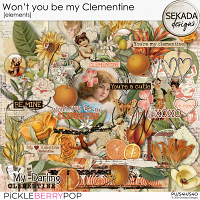 Won't You Be My Clementine [elements] by Sekada Designs