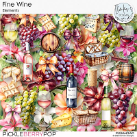 Fine Wine Elements by Ilonka's Designs