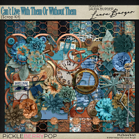 Cant Live With Them or Without Them Scrap Kit - Designs by Laura Burger