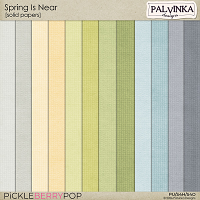 Spring Is Near Solid Papers