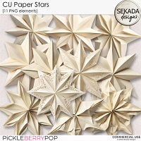 CU paper stars by Sekada Designs