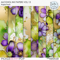 CU Alcohol Ink Papers Vol 13 by Ilonka's Designs 