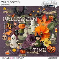 Veil of Secrets (elements) by Simplette