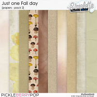 Just one Fall day (papers) pack 2 by Simplette