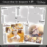 Collection Of Moments Templates vol.19 ~ October