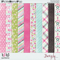 XOXO | patterns by Bellisae Designs